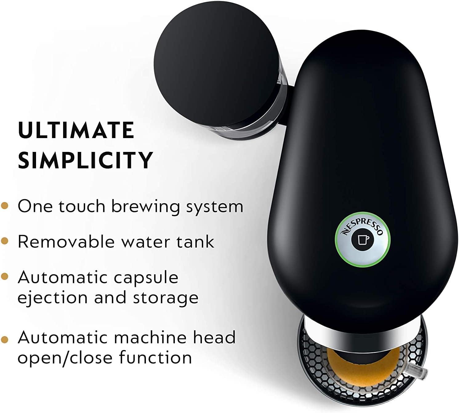 imageBreville Nespresso VertuoPlus Coffee and Espresso Machine by BrevilleGreyBlack