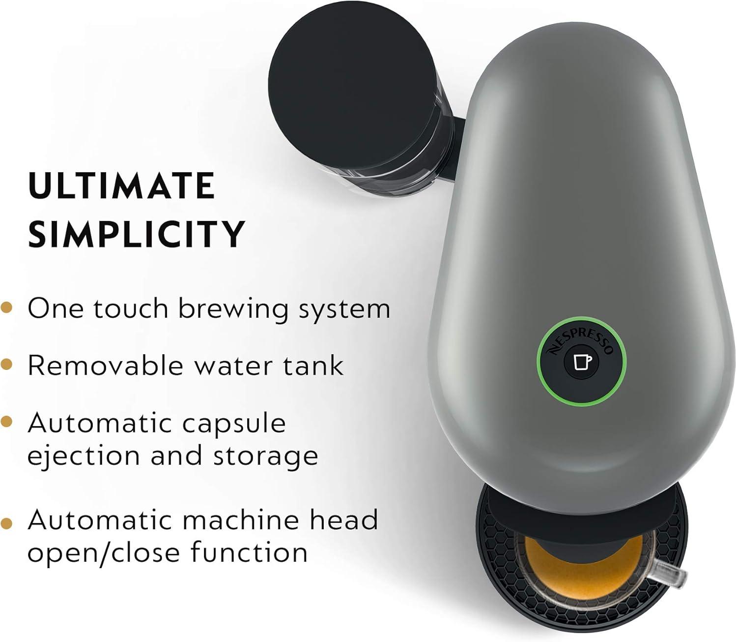 imageBreville Nespresso VertuoPlus Coffee and Espresso Machine by BrevilleGreyGrey