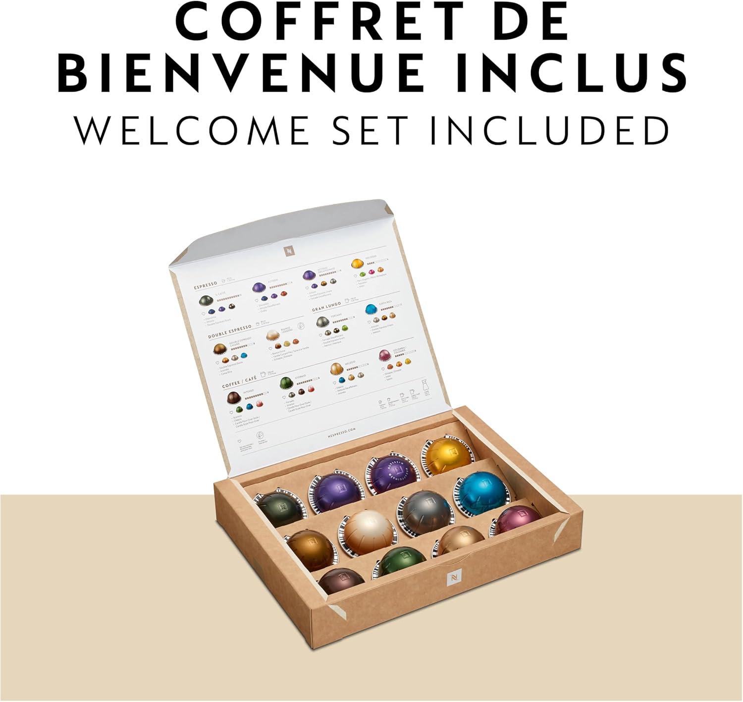 imageBreville Nespresso VertuoPlus Coffee and Espresso Machine by BrevilleGreyInk Black