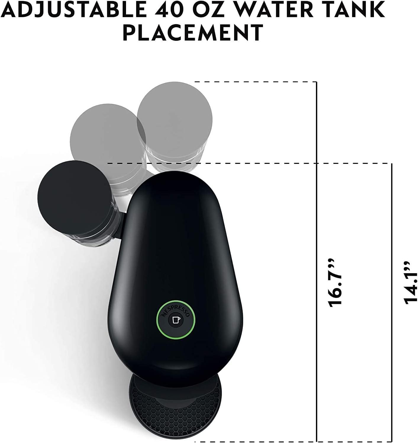 imageBreville Nespresso VertuoPlus Coffee and Espresso Machine by BrevilleGreyInk Black