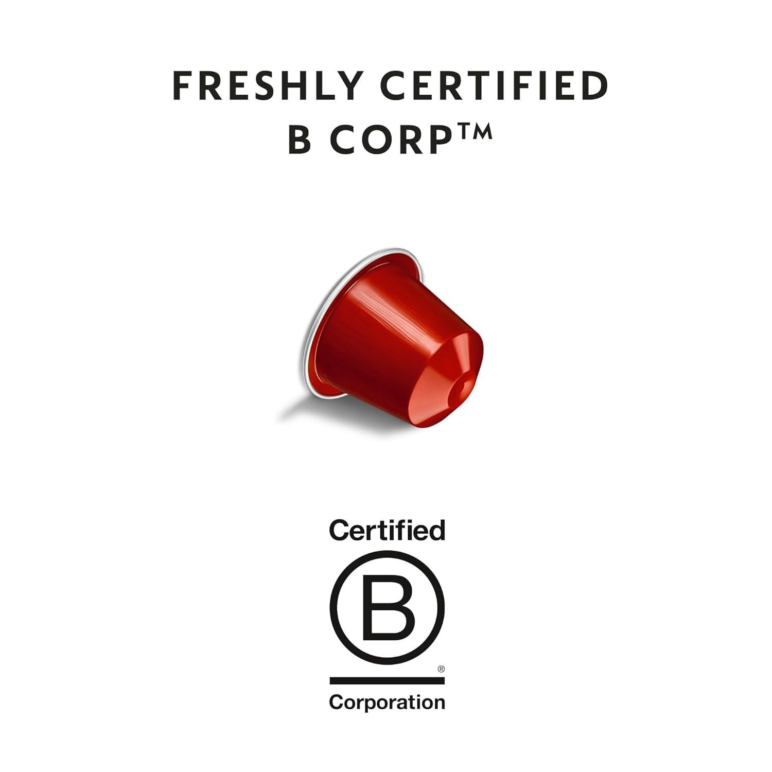 imageNespresso Capsules Original Line Ispirazione Napoli Dark Roast Coffee Pods 50Count Espresso Coffee Pods