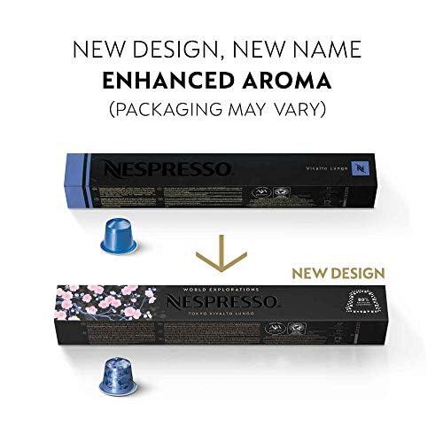 imageNespresso Capsules Original Line Morning Lungo Blends Variety Pack Mild to Medium to Dark Roast Coffee 50Count Coffee PodsMorning Lungo Blends Variety Pack