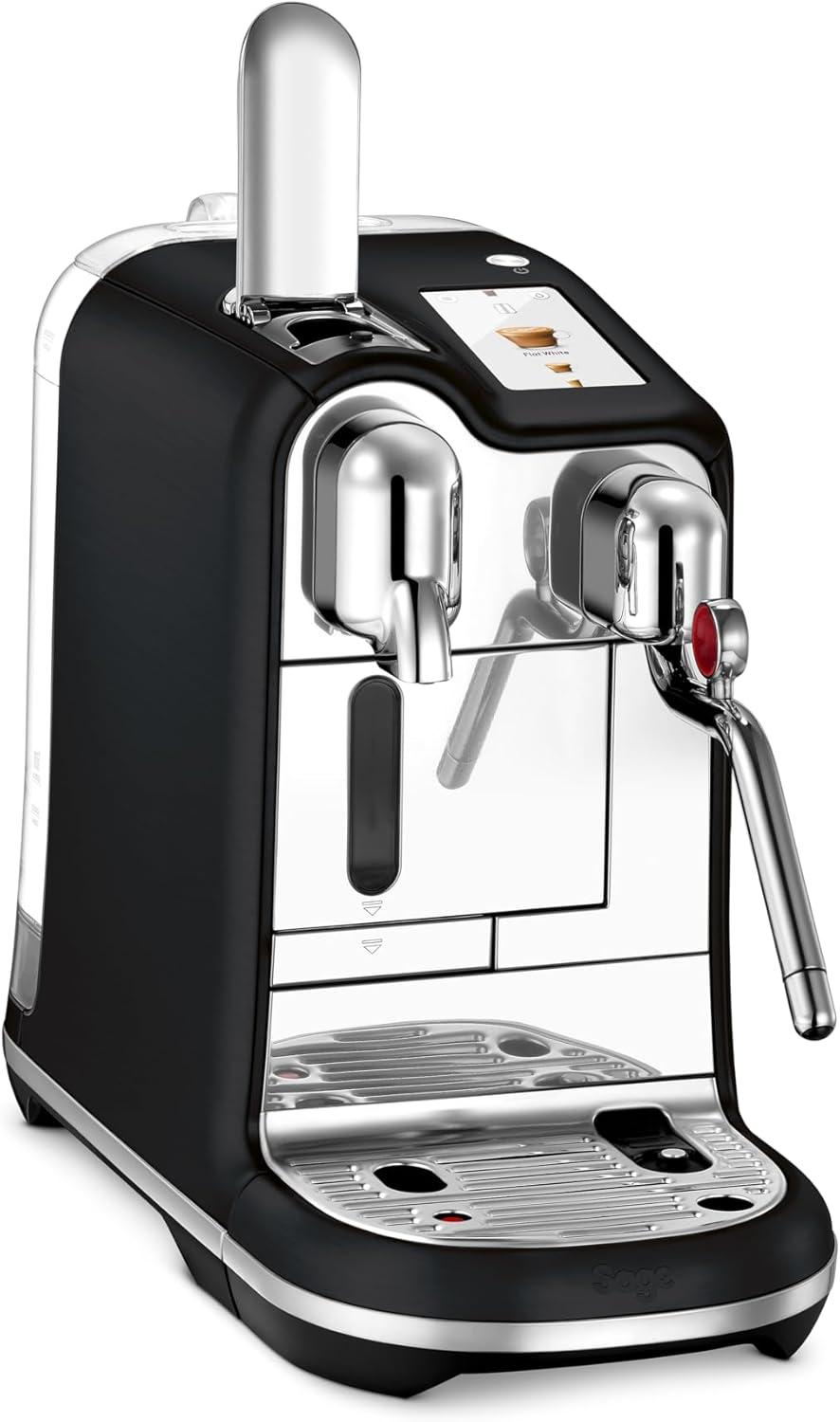 imageNespresso Creatista Pro Espresso Machine by Breville Brushed Stainless SteelBlack Truffle