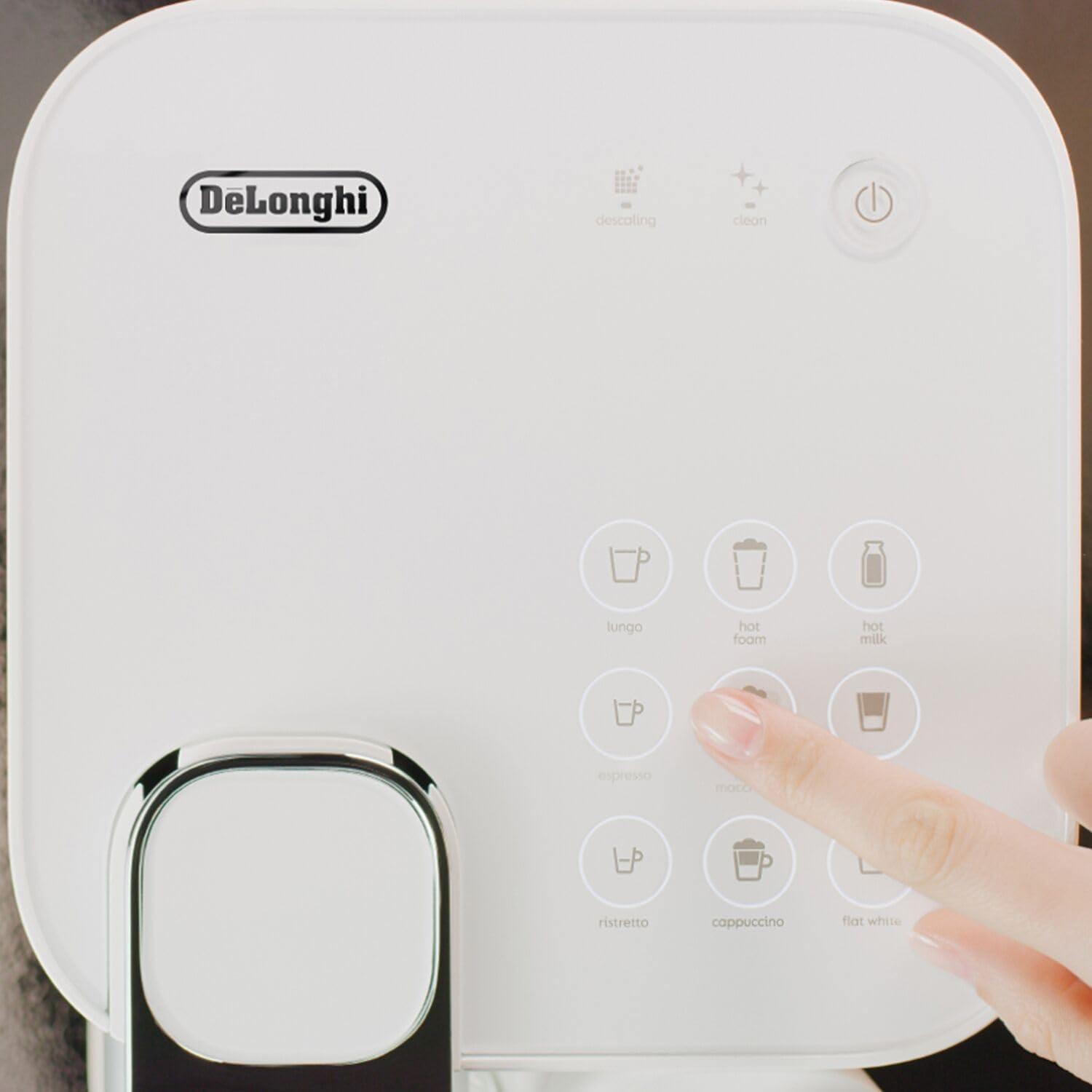 imageNespresso Lattissima Pro Espresso Machine by DeLonghi with Milk Frother SilverFresh White