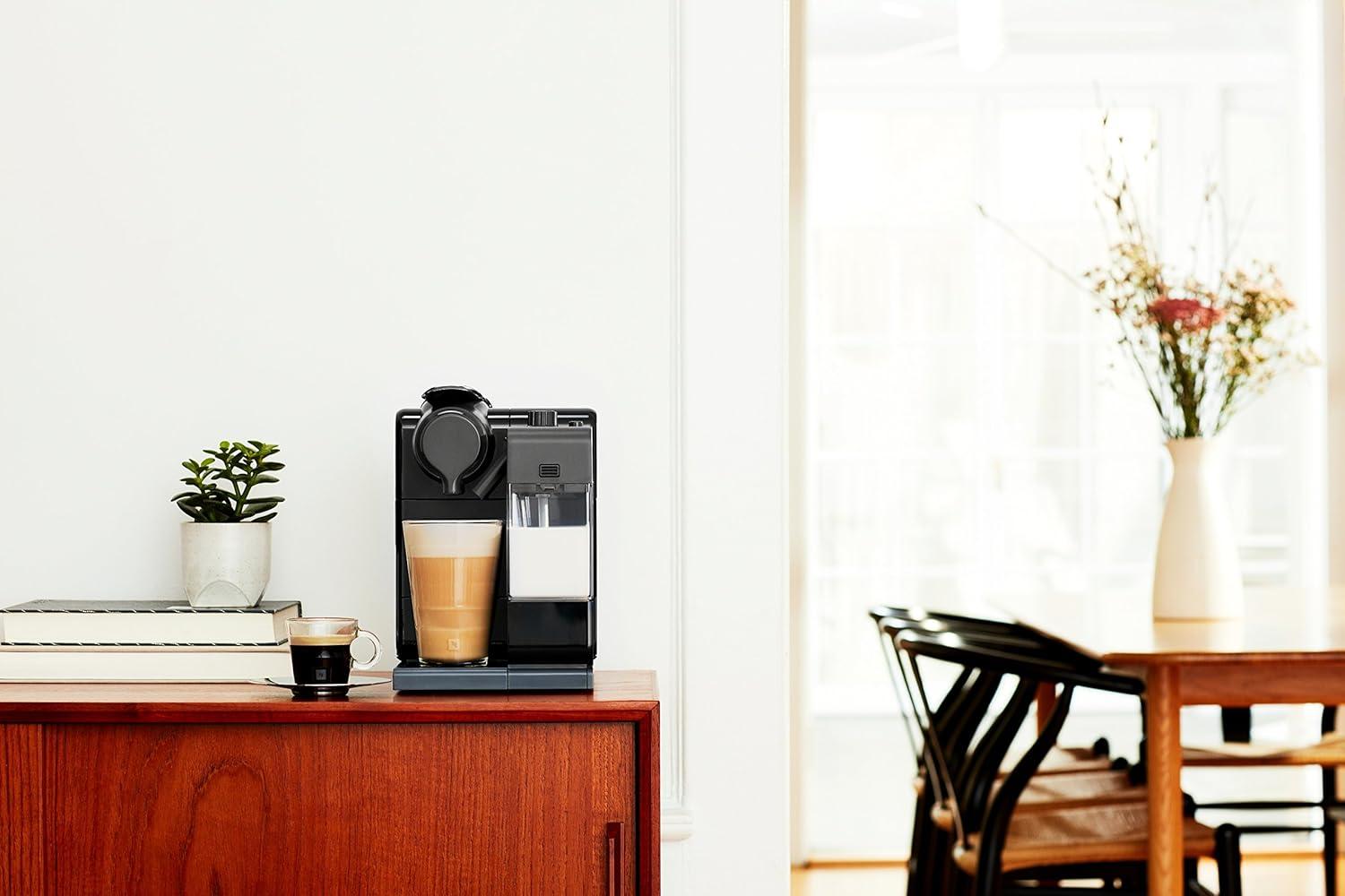 imageNespresso Lattissima Pro Espresso Machine by DeLonghi with Milk Frother SilverWashed Black