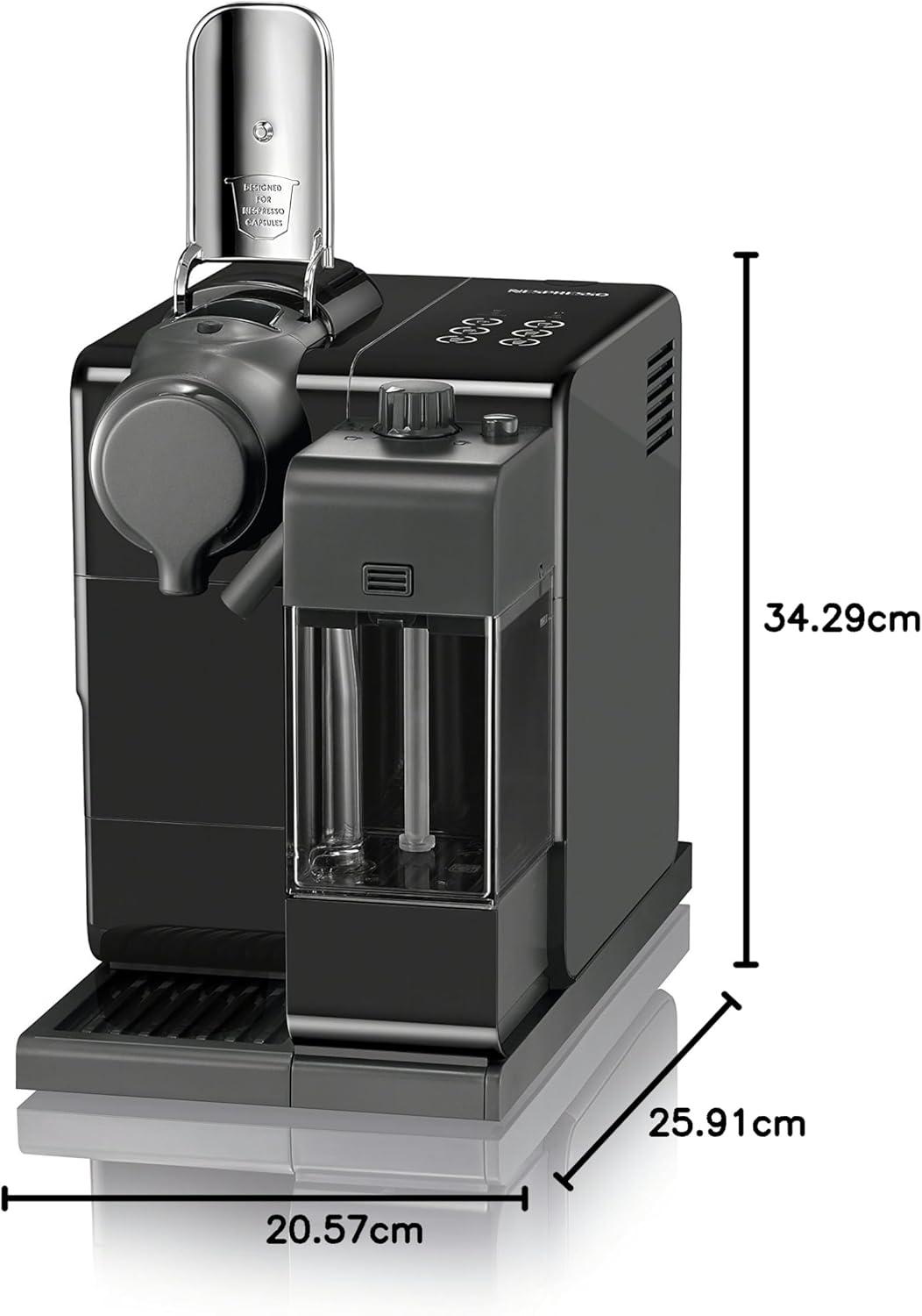 imageNespresso Lattissima Pro Espresso Machine by DeLonghi with Milk Frother SilverWashed Black