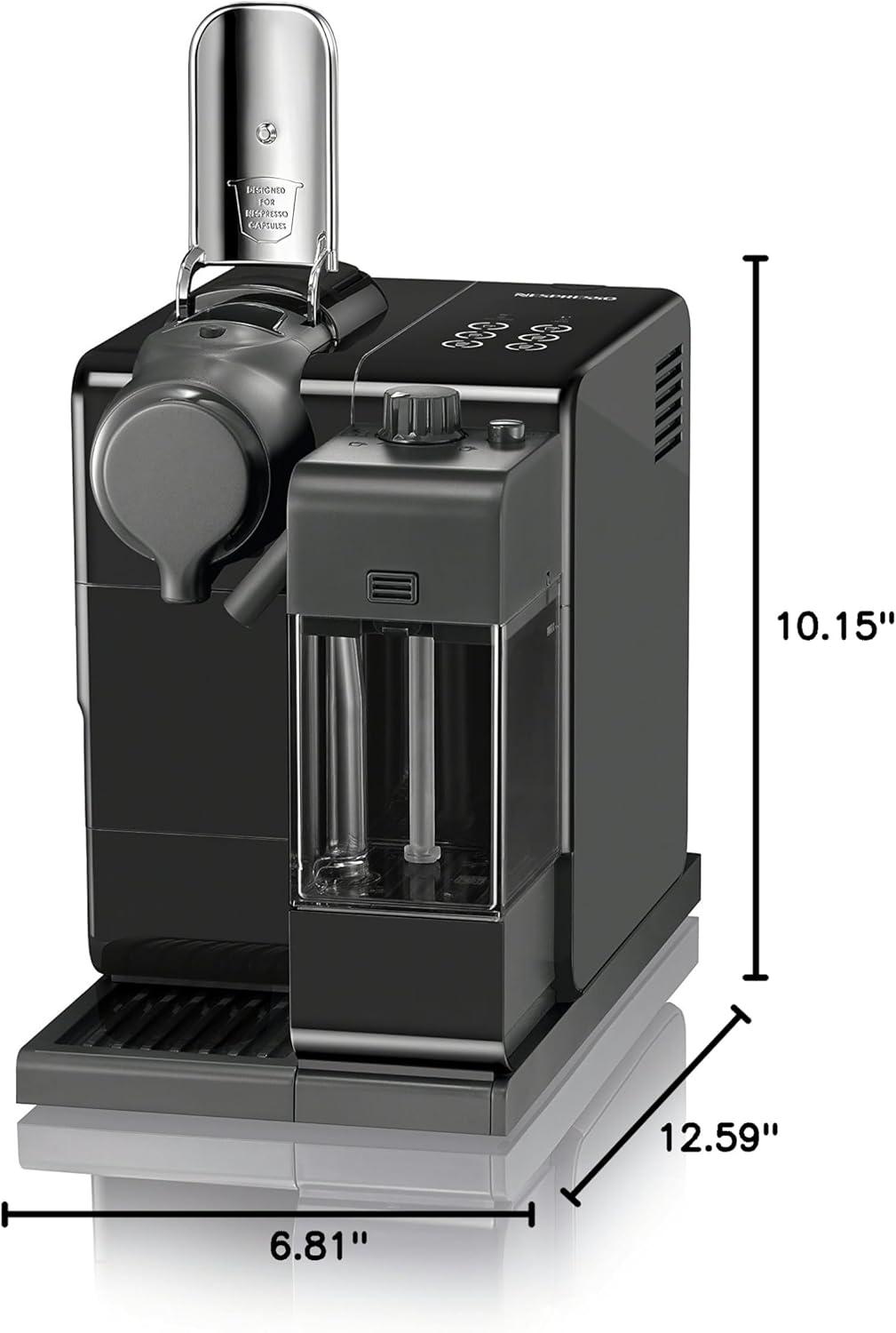 imageNespresso Lattissima Pro Espresso Machine by DeLonghi with Milk Frother SilverWashed Black