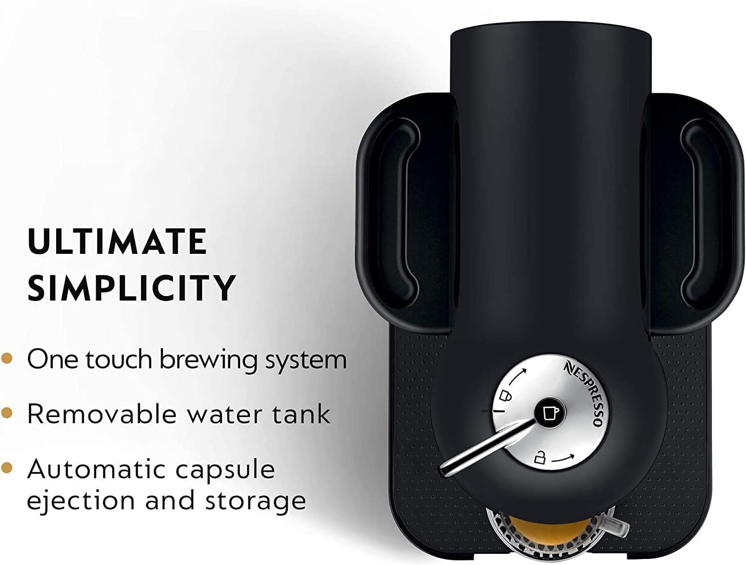 imageNespresso Vertuo Coffee and Espresso Maker by Breville Matte BlackMatte Black