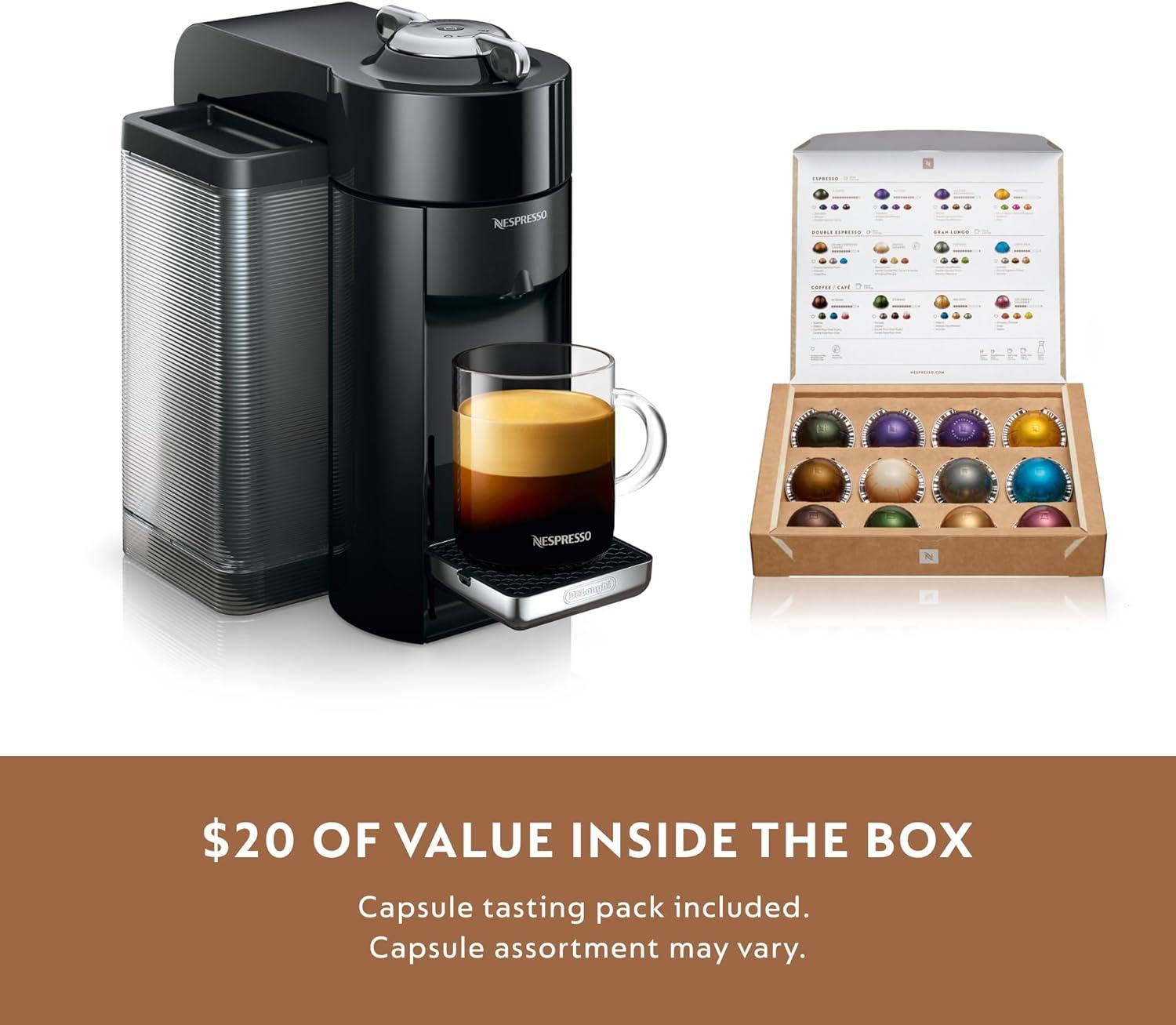 imageNespresso Vertuo Coffee and Espresso Maker by DeLonghi TitanBlack