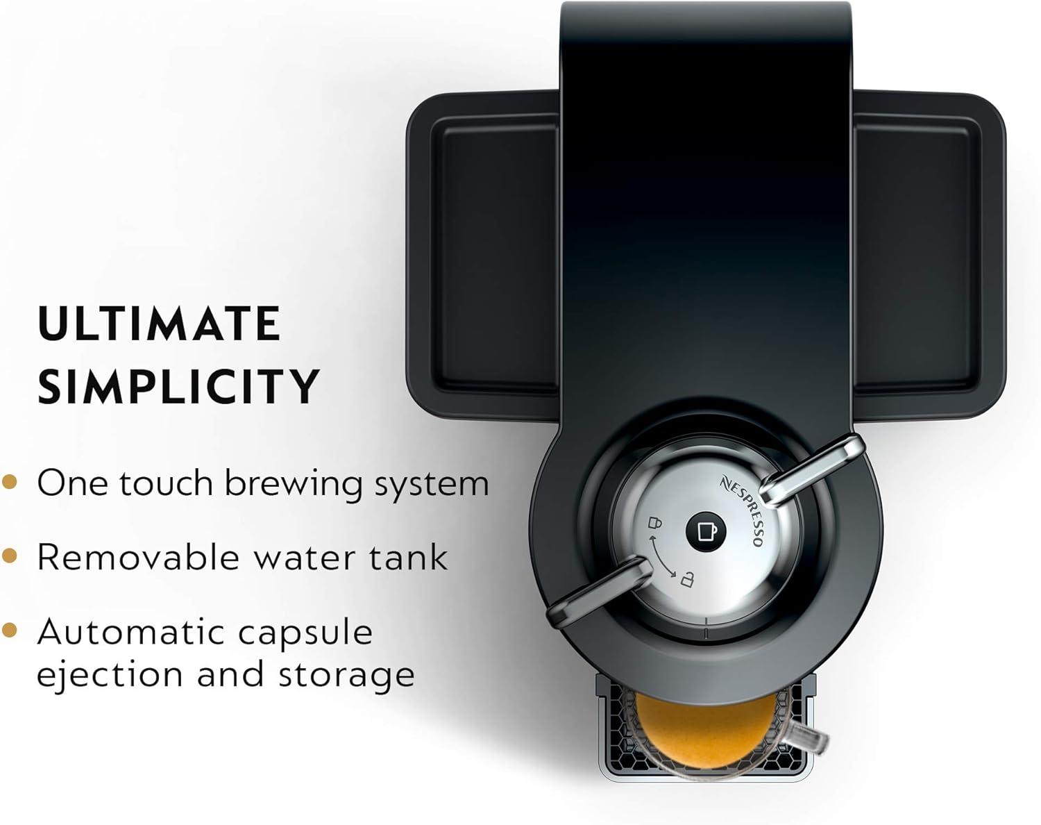 imageNespresso Vertuo Coffee and Espresso Maker by DeLonghi TitanBlack