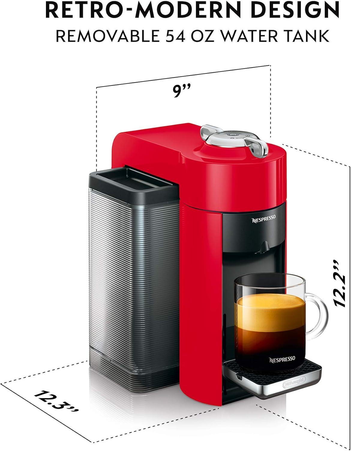 imageNespresso Vertuo Coffee and Espresso Maker by DeLonghi TitanRed