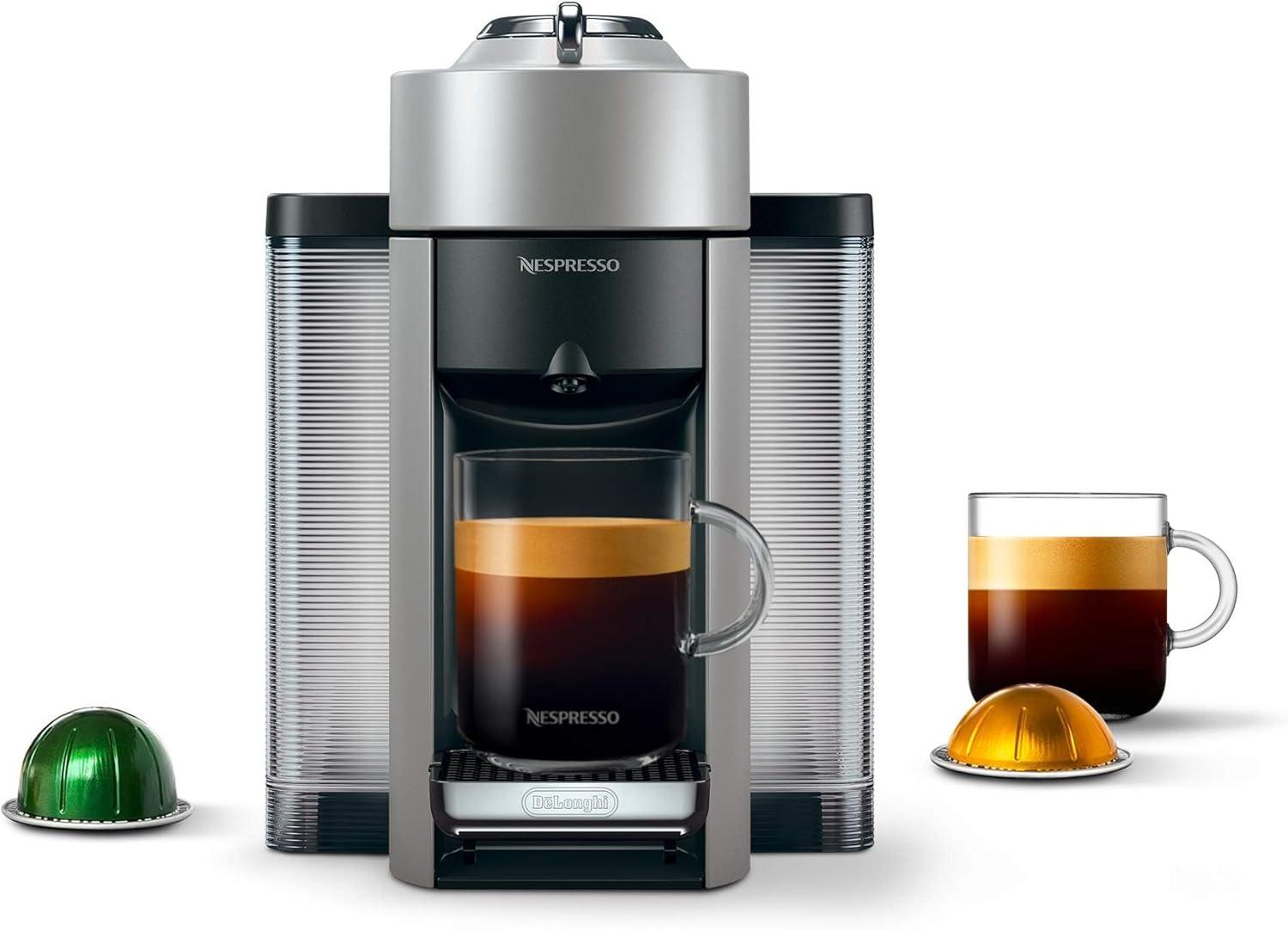 imageNespresso Vertuo Coffee and Espresso Maker by DeLonghi TitanSilver