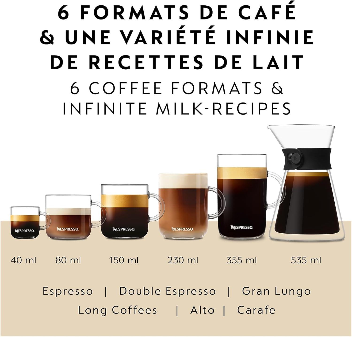 imageNespresso Vertuo Creatista Coffee and Espresso Maker by Breville Brushed Stainless SteelBlack Stainless Steel