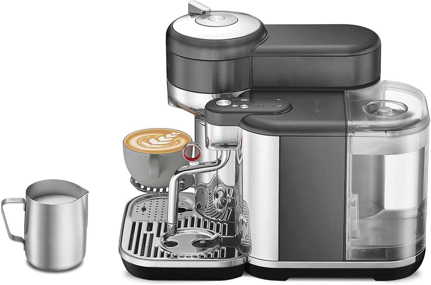 imageNespresso Vertuo Creatista Coffee and Espresso Maker by Breville Brushed Stainless SteelBlack Stainless Steel