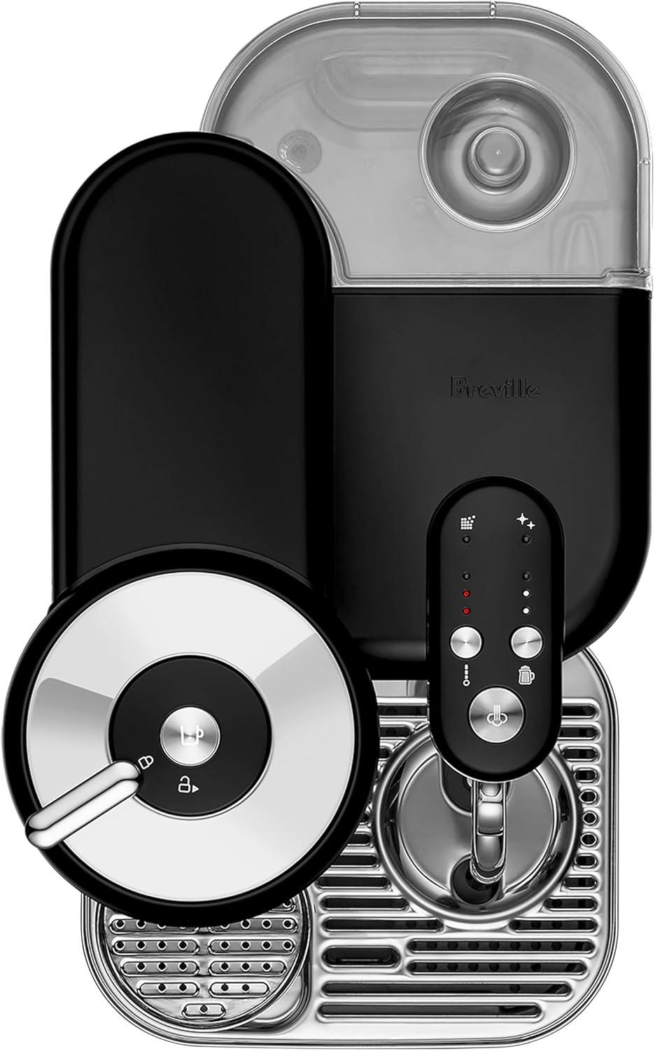 imageNespresso Vertuo Creatista Coffee and Espresso Maker by Breville Brushed Stainless SteelBlack Truffle