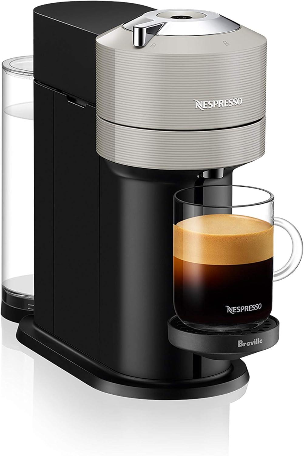 imageNespresso Vertuo Next Coffee and Espresso Machine by Breville with Milk Frother 11 liters CherryGray