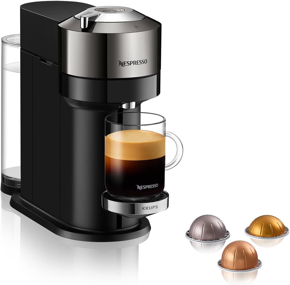 imageNespresso Vertuo Next Coffee and Espresso Maker by DeLonghiChrome