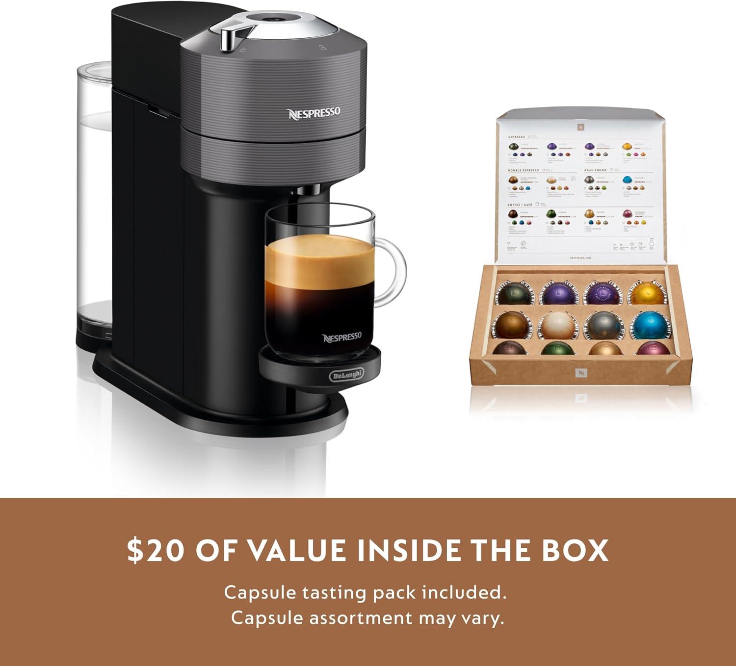 imageNespresso Vertuo Next Coffee and Espresso Maker by DeLonghiDark Gray