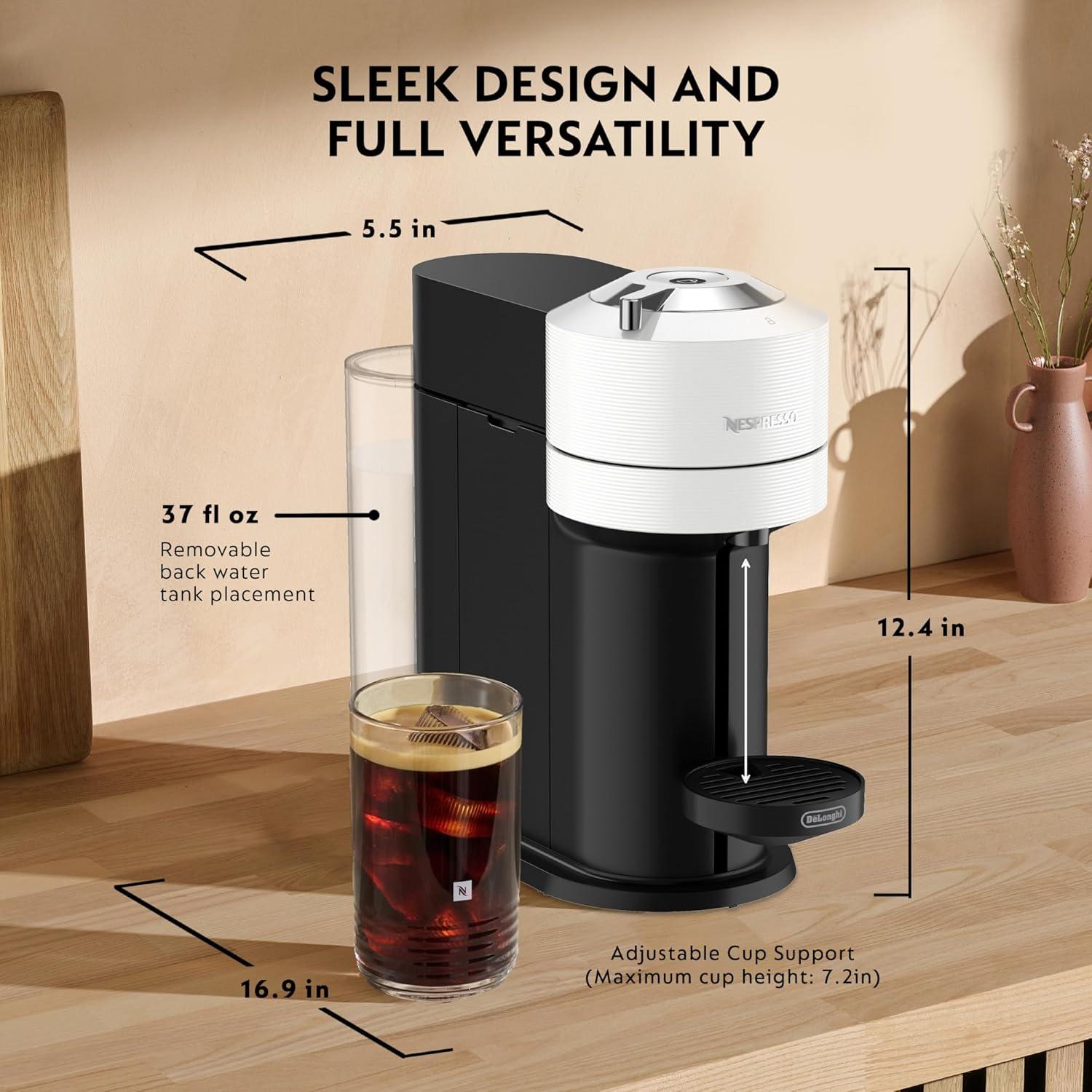 imageNespresso Vertuo Next Coffee and Espresso Maker by DeLonghiWhite