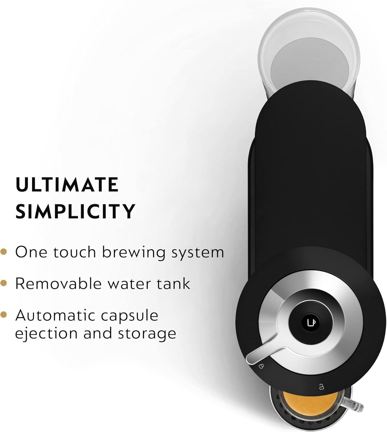 imageNespresso Vertuo Next Premium Coffee and Espresso Maker by Breville with Aeroccino Milk FrotherBlack Matte