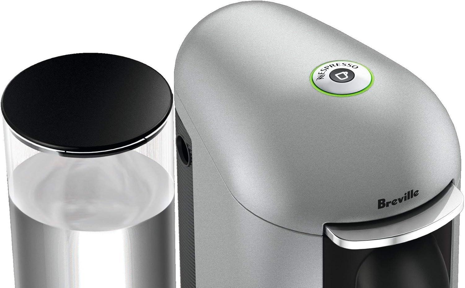 imageNespresso Vertuo Plus Deluxe Coffee and Espresso Maker by Breville Titan with Aeroccino Milk FrotherSilver