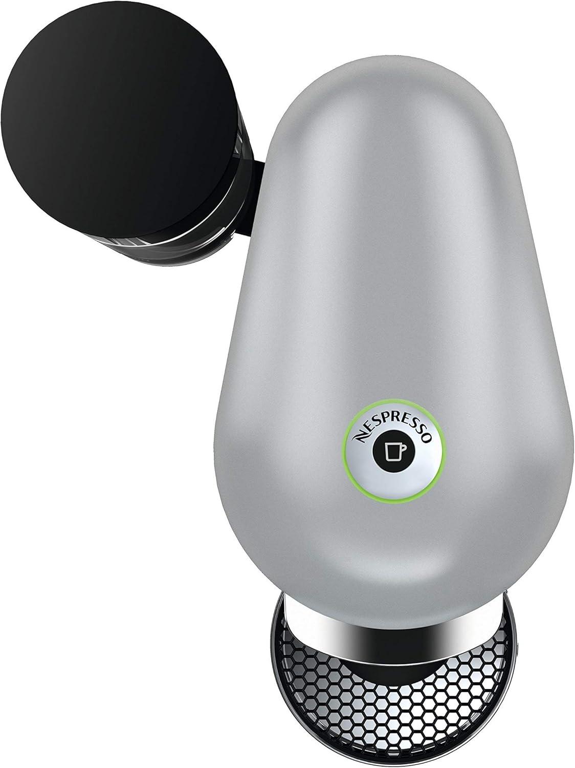 imageNespresso Vertuo Plus Deluxe Coffee and Espresso Maker by Breville Titan with Aeroccino Milk FrotherSilver