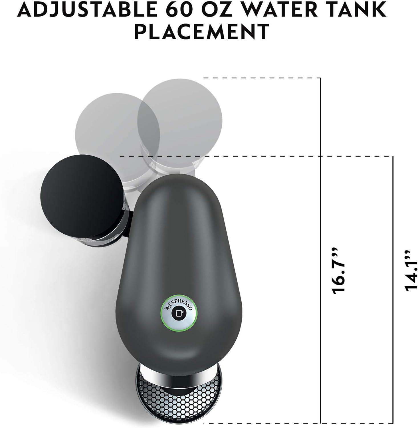 imageNespresso Vertuo Plus Deluxe Coffee and Espresso Maker by Breville Titan with Aeroccino Milk FrotherTitan
