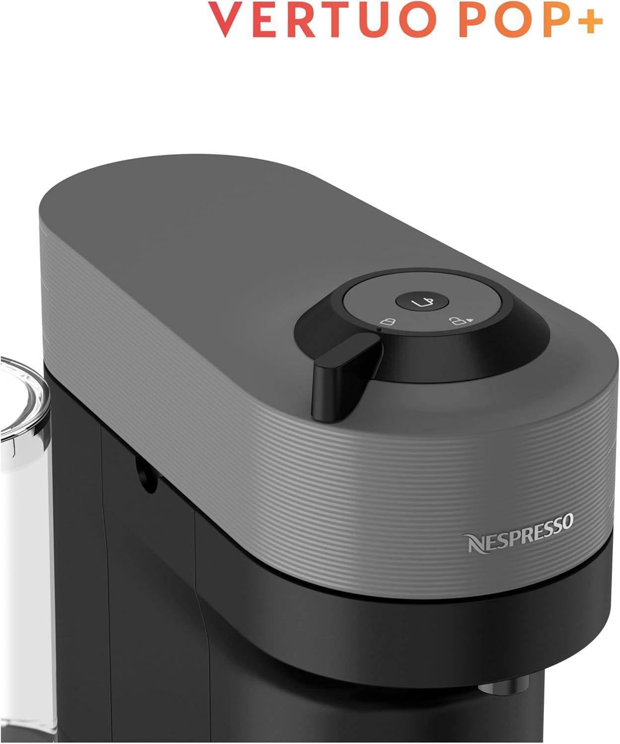 imageNespresso Vertuo Pop Coffee and Espresso Maker by Breville Samra Origins by The Weeknd Metad GreenDark Grey