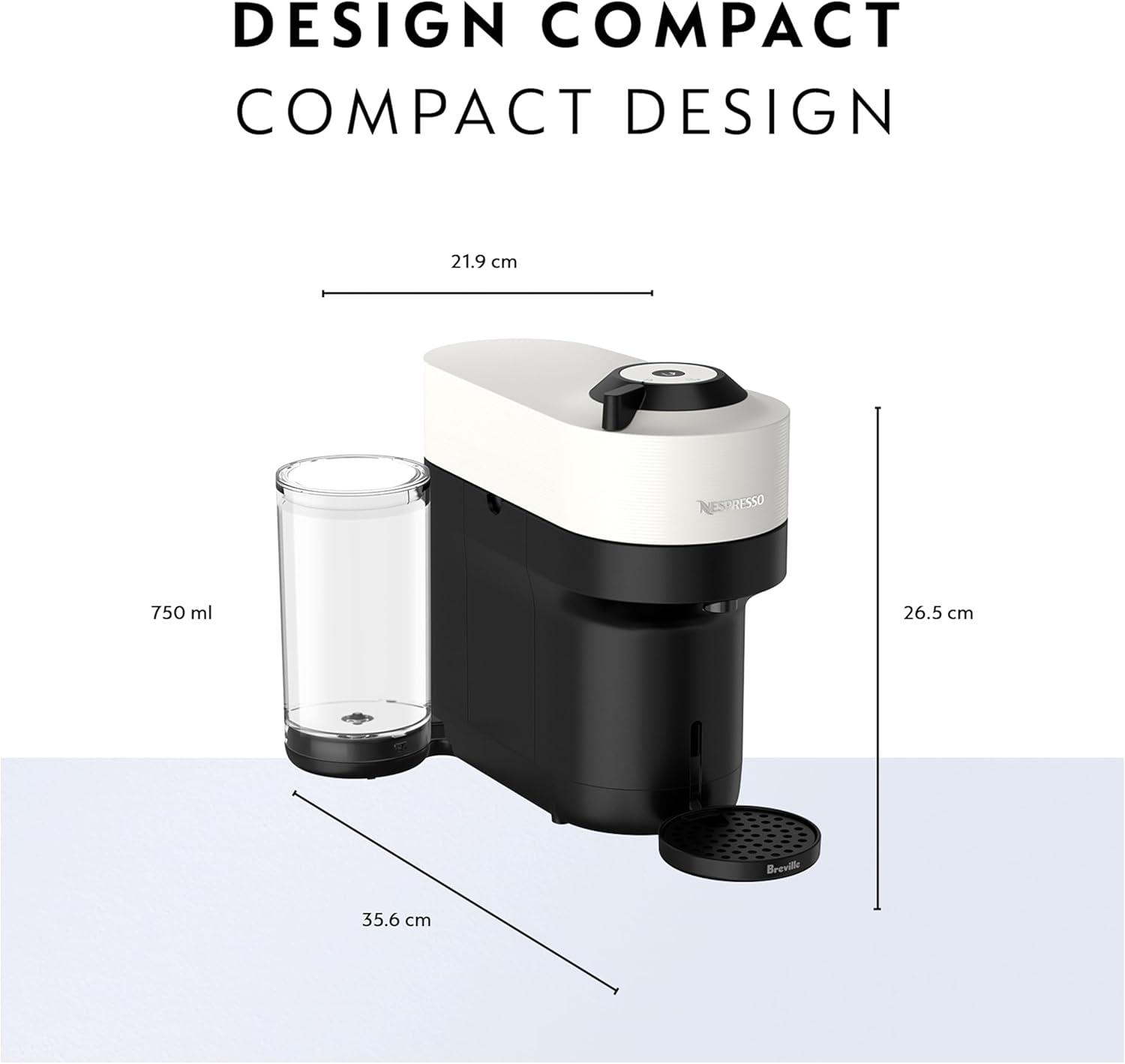 imageNespresso Vertuo Pop Coffee and Espresso Maker by Breville Samra Origins by The Weeknd Metad GreenWhite