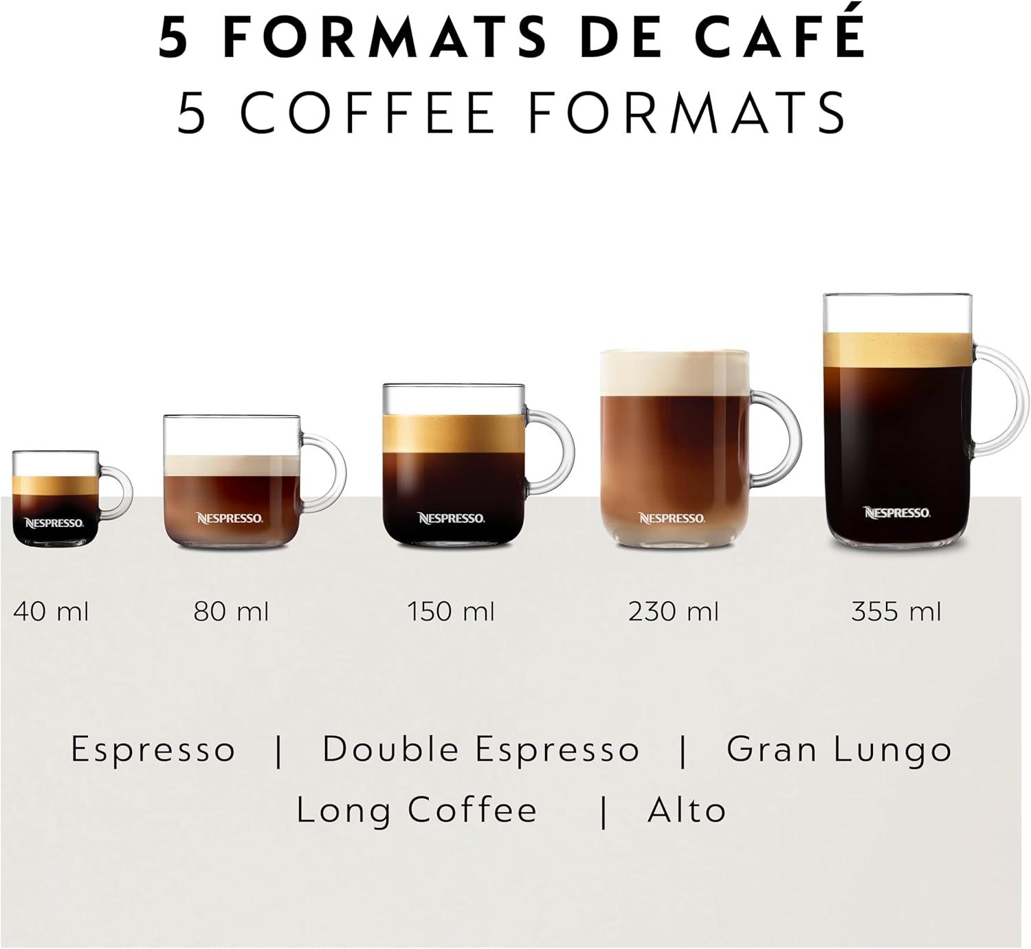 imageNespresso Vertuo Pop Coffee and Espresso Maker by Breville Samra Origins by The Weeknd Vertuo Metad Green Machine and Nespresso Aeroccino3 milk frotherDark Grey