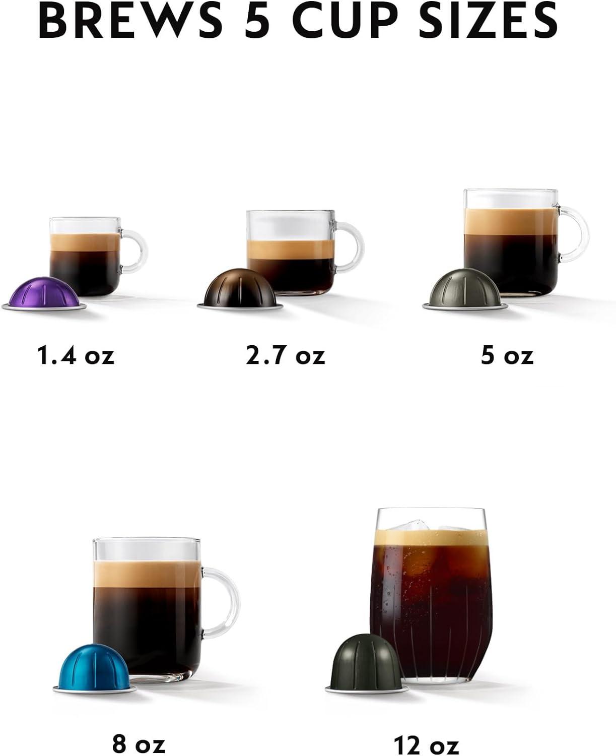 imageNespresso Vertuo Pop Coffee and Espresso Maker by Breville Samra Origins by The Weeknd Vertuo Metad Green Machine and Nespresso Aeroccino3 milk frotherAqua Mint