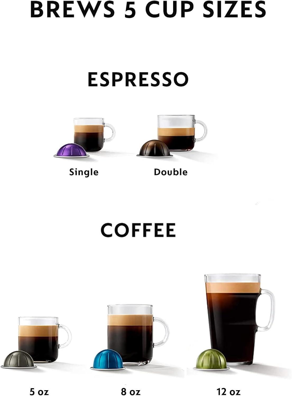 imageNespresso Vertuo Pop Coffee and Espresso Maker by DeLonghi Samra Origins by The Weeknd Vertuo Buna YellowLiquorice Black