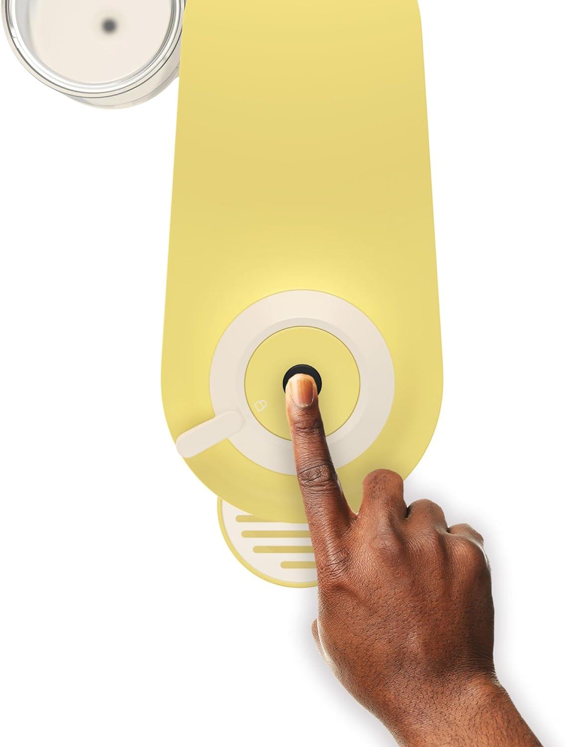 imageNespresso Vertuo Pop Coffee and Espresso Maker by DeLonghi Samra Origins by The Weeknd Vertuo Buna YellowPastel Yellow