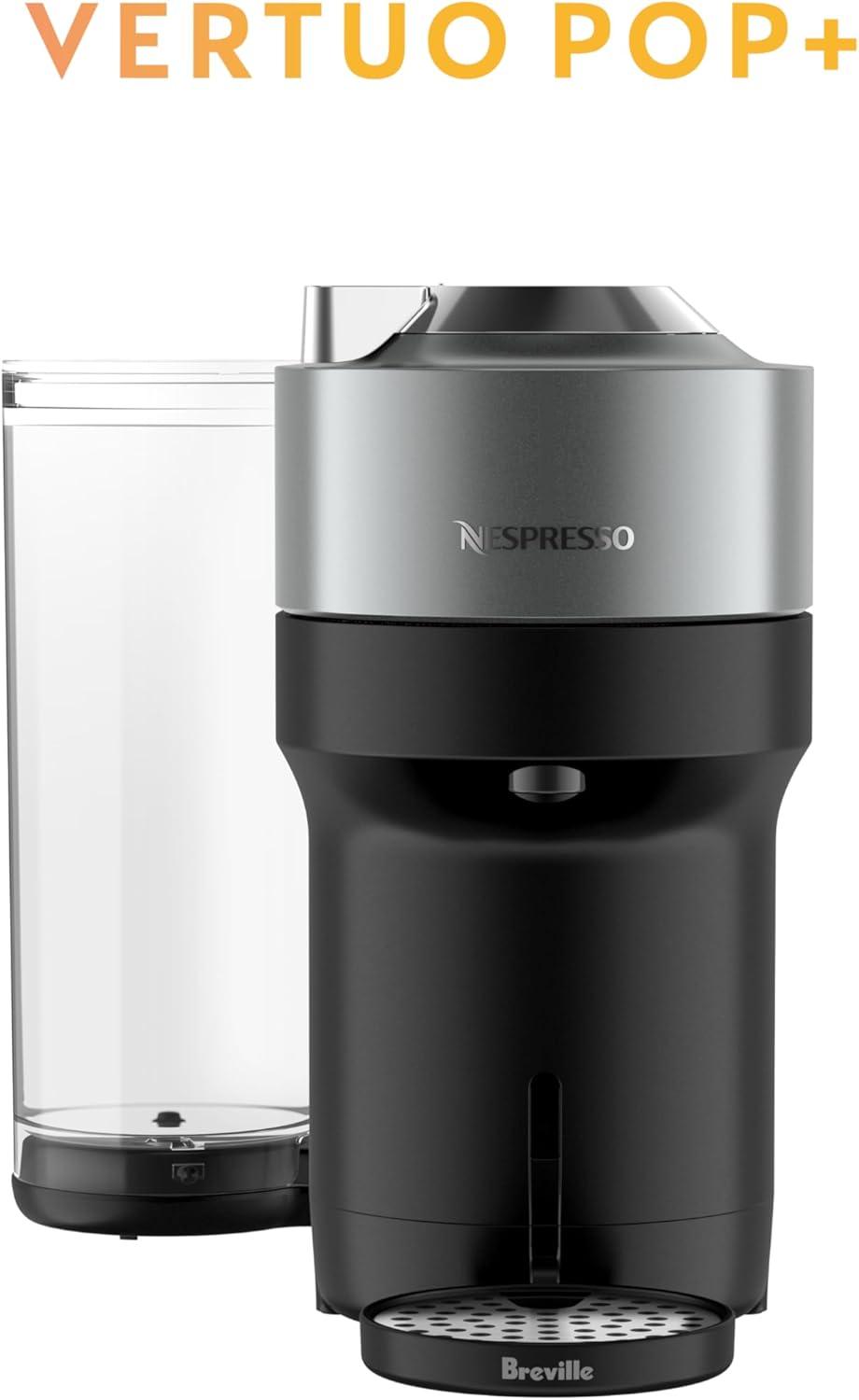 imageNespresso Vertuo Pop Deluxe Coffee and Espresso Maker by Breville with Milk Frother 1500 watts TitanTitan