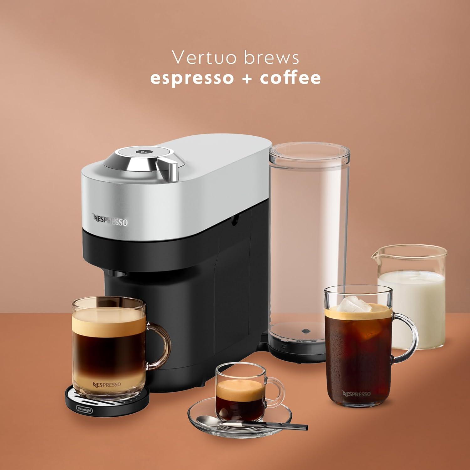 imageNespresso Vertuo Pop Deluxe by DeLonghi with Aeroccino SilverSilver