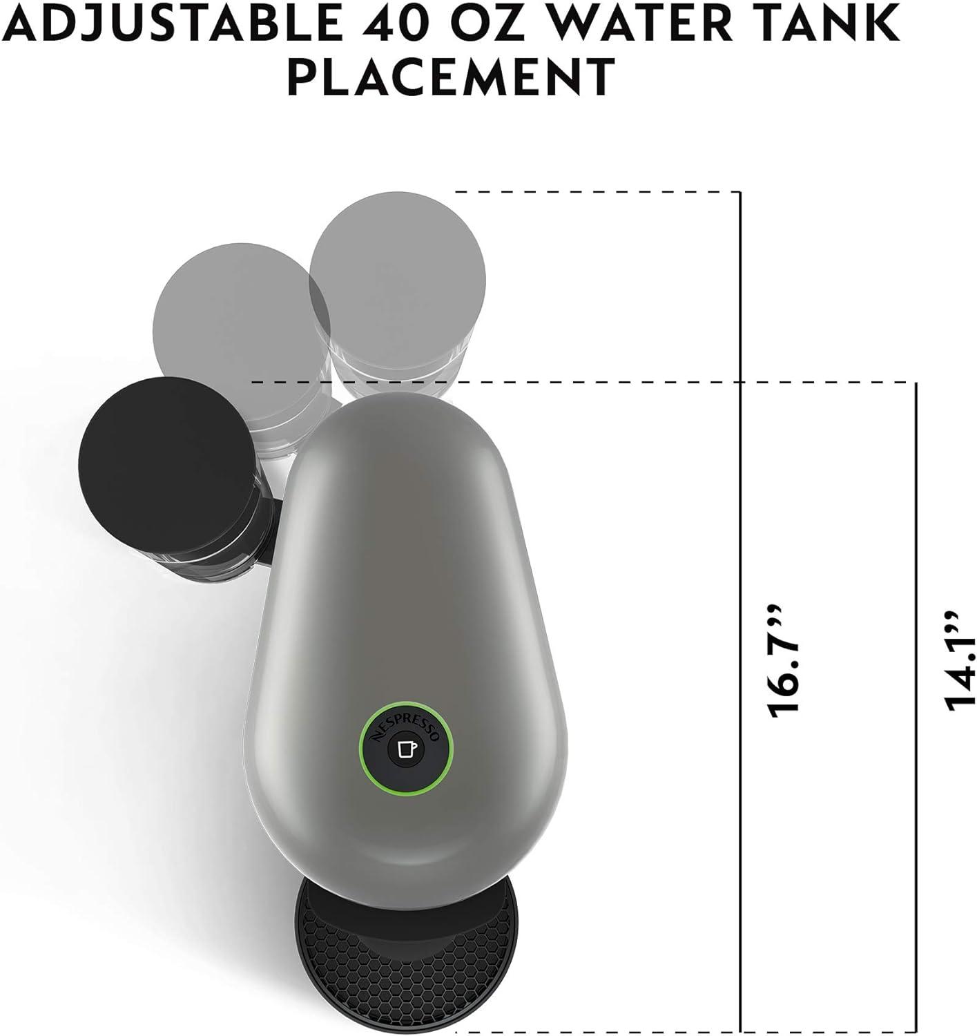 imageNespresso VertuoPlus Coffee and Espresso Machine by Breville WhiteGrey