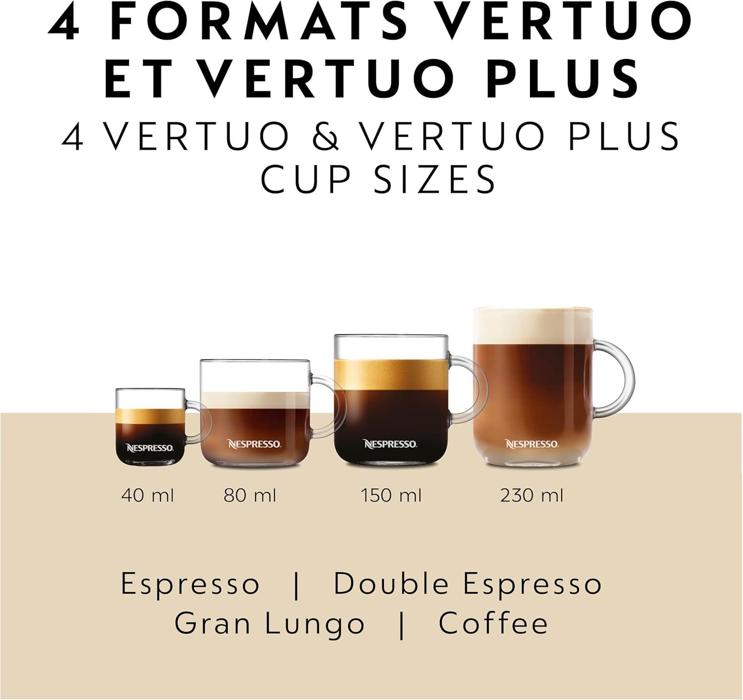 imageNespresso VertuoPlus Coffee and Espresso Machine by Breville WhiteWhite