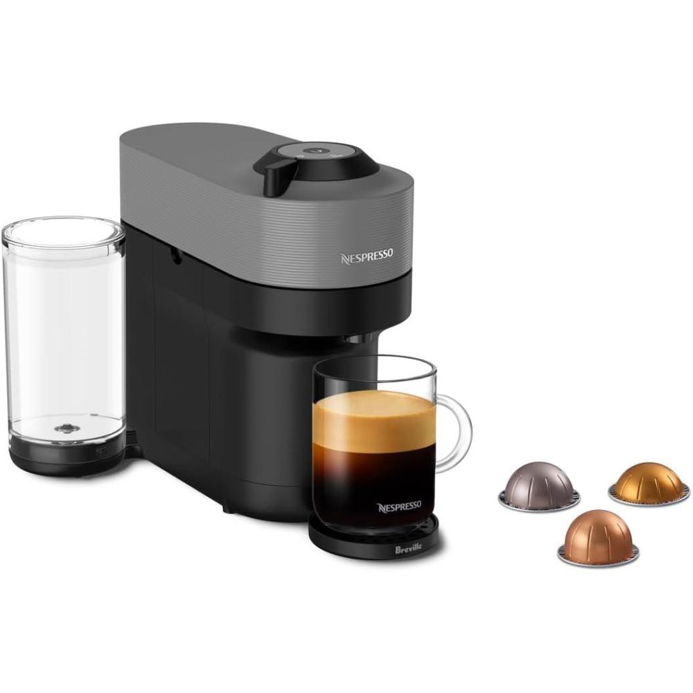 imageNespresso Vertuo Pop Coffee and Espresso Maker by Breville Samra Origins by The Weeknd Metad GreenDark Grey