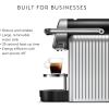 imageNespresso Professional Coffee Maker Starter Bundle Zenius Professional Coffee Machine Presentation Box CapsulesSilver