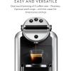 imageNespresso Professional Coffee Maker Starter Bundle Zenius Professional Coffee Machine Presentation Box CapsulesSilver