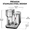 imageNespresso Vertuo Creatista Coffee and Espresso Maker by Breville Brushed Stainless SteelBrushed Stainless Steel