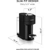 imageNespresso Vertuo Next Premium Coffee and Espresso Maker by Breville with Aeroccino Milk FrotherBlack Matte