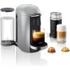 imageNespresso Vertuo Plus Deluxe Coffee and Espresso Maker by Breville Titan with Aeroccino Milk FrotherSilver