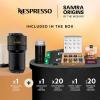 imageNespresso Vertuo Pop Coffee and Espresso Maker by DeLonghi Samra Origins by The Weeknd Aeroccino3 Milk Frother and Togetherness Blend Double Espresso Light Roast 20Count Coffee Pods