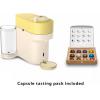 imageNespresso Vertuo Pop Coffee and Espresso Maker by DeLonghi Samra Origins by The Weeknd Vertuo Buna YellowPastel Yellow