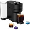imageNespresso Vertuo Pop Deluxe by DeLonghi with Aeroccino SilverBlack Matte Chrome