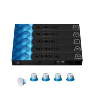 imageNespresso Capsules Original Line Freddo Delicato 50Count Espresso Coffee PodsFreddo Intenso