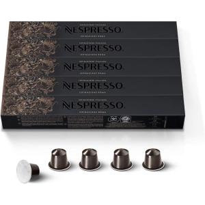 imageNespresso Capsules Original Line Ispirazione Variety Pack Medium ampamp Dark Roast Espresso Coffee 50 Count Coffee PodsEspresso