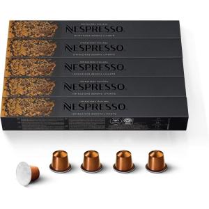 imageNespresso Capsules Original Line Ispirazione Variety Pack Medium ampamp Dark Roast Espresso Coffee 50 Count Coffee PodsLivanto