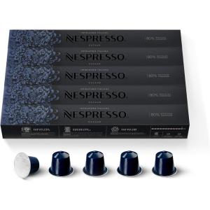 imageNespresso Capsules Original Line Ispirazione Variety Pack Medium ampamp Dark Roast Espresso Coffee 50 Count Coffee PodsPalermo Kazaar